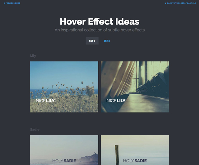 Hover Effect Ideas